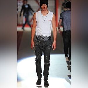 DSQUARED2 Black Skinny Jeans for Men